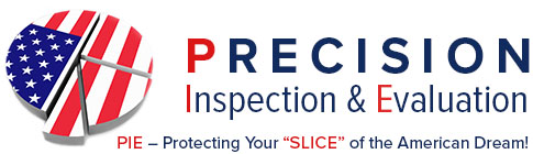 The Precision Inspection & Evaluation logo